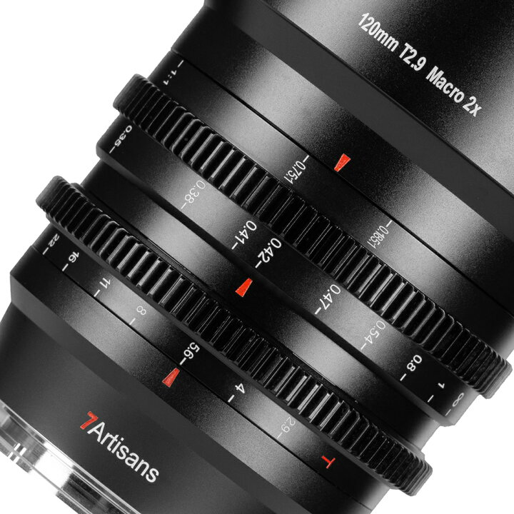 楽天市場】7Artisans 120mm T2.9 Macro 2X マクロシネマレンズ フル 