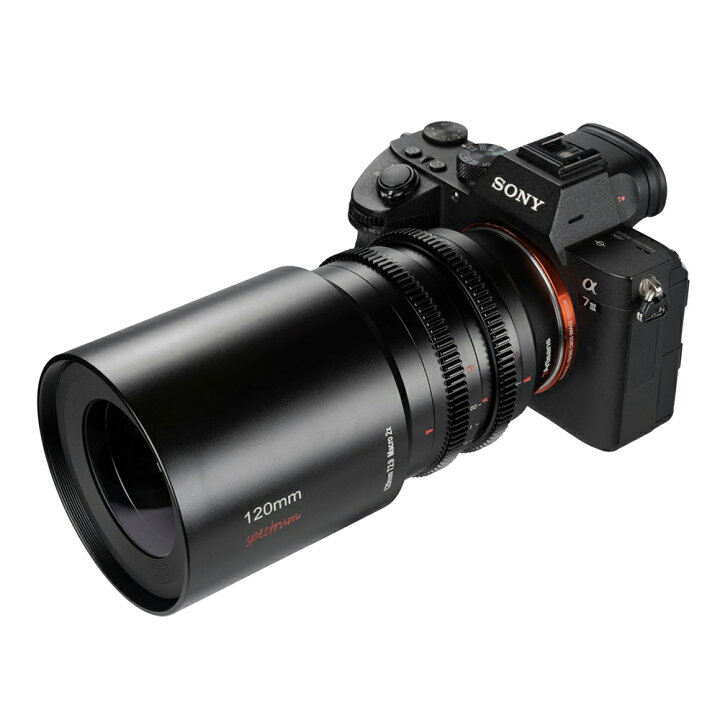 楽天市場】7Artisans 120mm T2.9 Macro 2X マクロシネマレンズ フル 