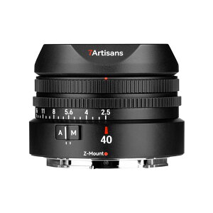 7Artisans AF 40mm F2.5 FE Lite �t���T�C�Y �P�œ_�����Y �I�[�g�t�H�[�J�X �R���p�N�g ���y�� Sony E Nikon Z L�}�E���g�Ή�