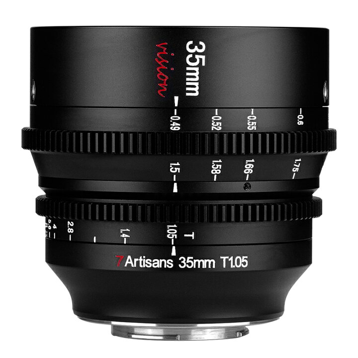 楽天市場】7artisans 35mm T1.05 シネマレンズ APS-C 大口径 