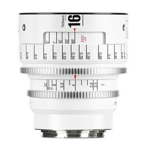 7Artisans 16mm T2.5 INFINTE�V���[�Y �V�l�}�����Y �t���T�C�Y ����a 43.5mm�C���[�W�T�[�N���Ή��\ 106.8°��p 0.25m�ŒZ�B�e���� PL EF�}�E���g�Ή� (�u���b�N�E�z���C�g)