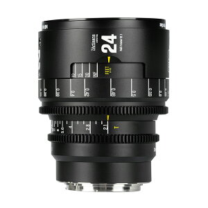 7Artisans 24mm T2.1 INFINTE�V���[�Y �V�l�}�����Y �t���T�C�Y ����a 43.5mm�C���[�W�T�[�N���Ή��\ 83.8°��p 0.3m�ŒZ�B�e���� PL EF�}�E���g�Ή� (�u���b�N�E�z���C�g)