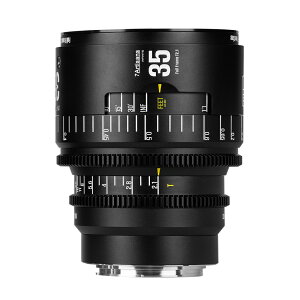 7Artisans 35mm T2.1 INFINTE�V���[�Y �V�l�}�����Y �t���T�C�Y ����a 43.5mm�C���[�W�T�[�N���Ή��\ 62.9°��p 0.33m�ŒZ�B�e���� PL EF�}�E���g�Ή� (�u���b�N�E�z���C�g)