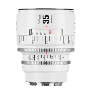 7Artisans 35mm T2.1 INFINTE�V���[�Y �V�l�}�����Y �t���T�C�Y ����a 43.5mm�C���[�W�T�[�N���Ή��\ 62.9°��p 0.33m�ŒZ�B�e���� PL EF�}�E���g�Ή� (�u���b�N�E�z���C�g)