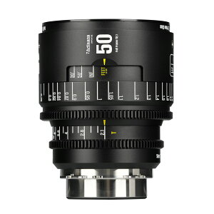 7Artisans 50mm T2.1 INFINTE�V���[�Y �V�l�}�����Y �t���T�C�Y ����a 43.5mm�C���[�W�T�[�N���Ή��\ 46.8°��p 0.6m�ŒZ�B�e���� PL EF�}�E���g�Ή� (�u���b�N�E�z���C�g)