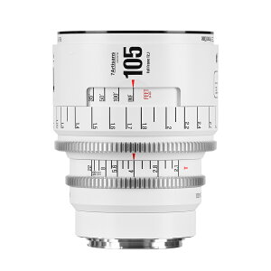 7Artisans 105mm T2.1 INFINTE�V���[�Y �V�l�}�����Y �t���T�C�Y ����a 43.5mm�C���[�W�T�[�N���Ή��\ 23.8°��p 1m�ŒZ�B�e���� PL EF�}�E���g�Ή� (�u���b�N�E�z���C�g)