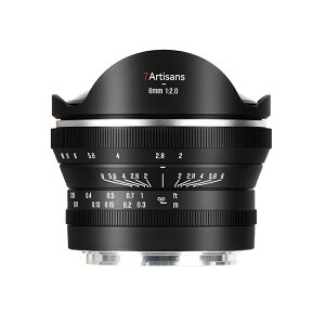 7Artisans 6mm F2.0 ���჌���Y APS-C 220°��p 0.1m�ŒZ�B�e���� �}�j���A���t�H�[�J�X Sony E Canon RF Nikon Z �x�m�t�C���� X M43�}�E���g�Ή� �Ίp���჌���Y