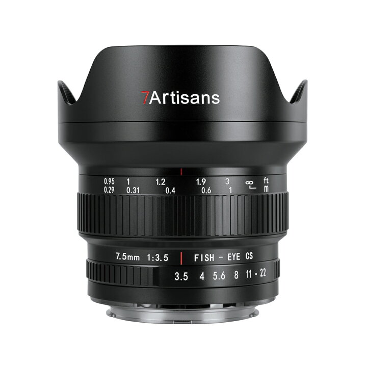 楽天市場】7artisans 7.5mm F3.5 超広角魚眼レンズ APS-C 205°画角  