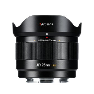 7Artisans LIITE AF 25mm F1.8 APS-C �P�œ_�����Y �I�[�g�t�H�[�J�X �R���p�N�g �y�ʉ� �\�j�[ E �x�m�t�C���� X�}�E���g�Ή�