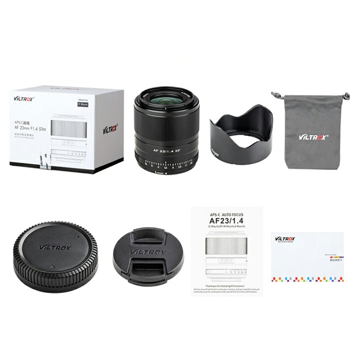 楽天市場】VILTROX AF 23mm F1.4 STM 単焦点レンズ APS-C 大口径 富士X 