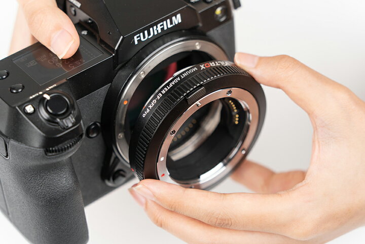 楽天市場】VILTROX EF-GFX PRO カメラレンズマウントアダプター オート  