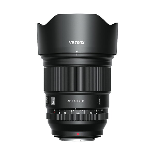 VILTROX AF 75mm F1.2 Pro XF E Z 単焦点レンズ APS-C 大口径 オートフォーカス 富士フイルム X SONY E Nikon Zマウント対応 中望遠レンズ