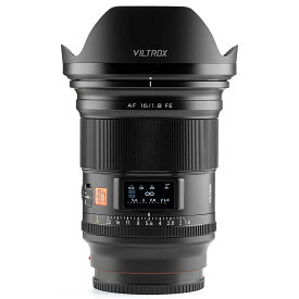 【VILTROX正規品】 VILTROX AF 16mm F1.8 FE 広角レンズ フルサイズ 大口径 オートフォーカス レンズ情報表示スクリーン カスタムボタン AF/MFスイッチ SONY Eマウント対応 風景、建築、星空、vlog撮影に最適