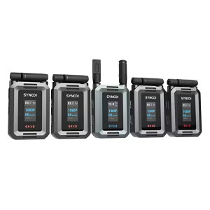 SYNCO XVision HD ���C�����X�f���`���V�X�e�� HD 1080P LCD�J���[�X�N���[�� 300(LOS)�`������ 40ms��x�� HDMI���[�v�o�� NP-F�o�b�e���[���d Type-C���d�\ �y�ʉ��݌v