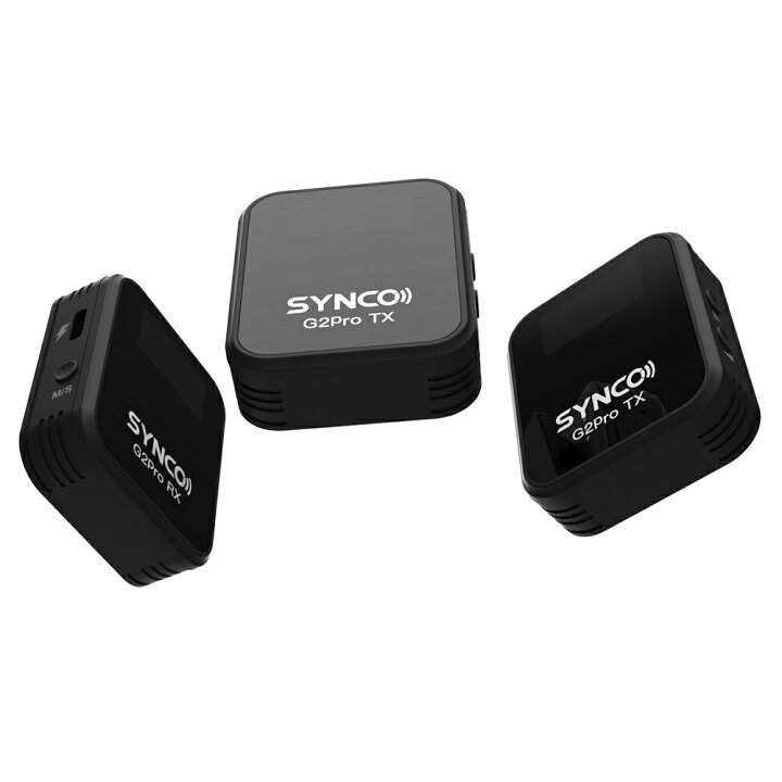 楽天市場】SYNCO G2 (A2) Pro ワイヤレスマイク 2台送信機・1台受信機 