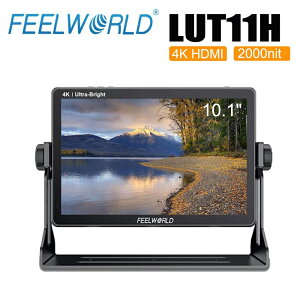 FEELWORLD LUT11H 10.1C` Jpj^[ 2000nitPx ^b`XN[ 3D LUT HDR tB[hj^[ 4K HDMIo 1920X1200 IPS pl d݌v Ďpj^[