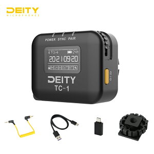 DEITY TC-1 CX^CR[h{bNX 2.4G RF OLED APP\ USB-C JAJR[_[/e[vR[_[/X}[gX[gȂǐڑT|[g 3.5mmI/ORlN^[ Timecode Box RpNg