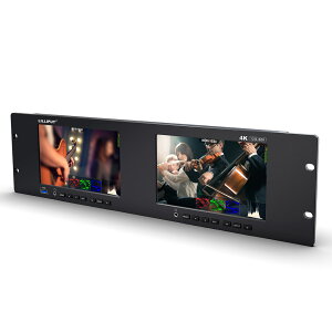 LILLIPUT RM-7026-12G 3RU Rack Mount j^[ 2× 7C` 1920×1200𑜓x 1000nits 4K HDMI 2.0&12G-SDIo LANRg[\ HDR 2 /ēpj^[