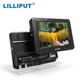 LILLIPUT H7S フルーHD 4Kオンーカメラモニター 3D LUT 4K HDMI 3G-SDI 入力/出力 7インチ 1920x1080 LCDモニター 1800cd/m2 カメラフィールドモニター