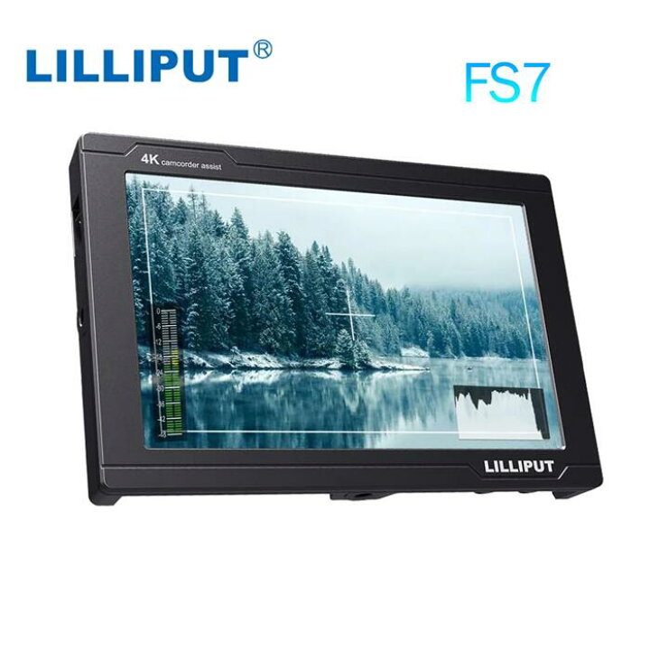 楽天市場】LILLIPUT FS7 7インチオンカメラ4K IPSモニター フルHD 