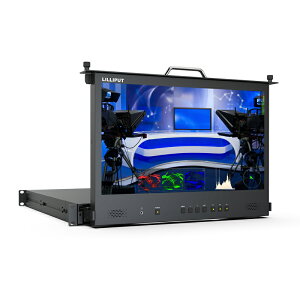 LILLIPUT RM-1731 17.3C` 1RU Pull-out Rack Mount j^[ 1920×1080𑜓x 300cd/m2 HDMI2.0o LAN HDR 3D-LUT /ēpj^[