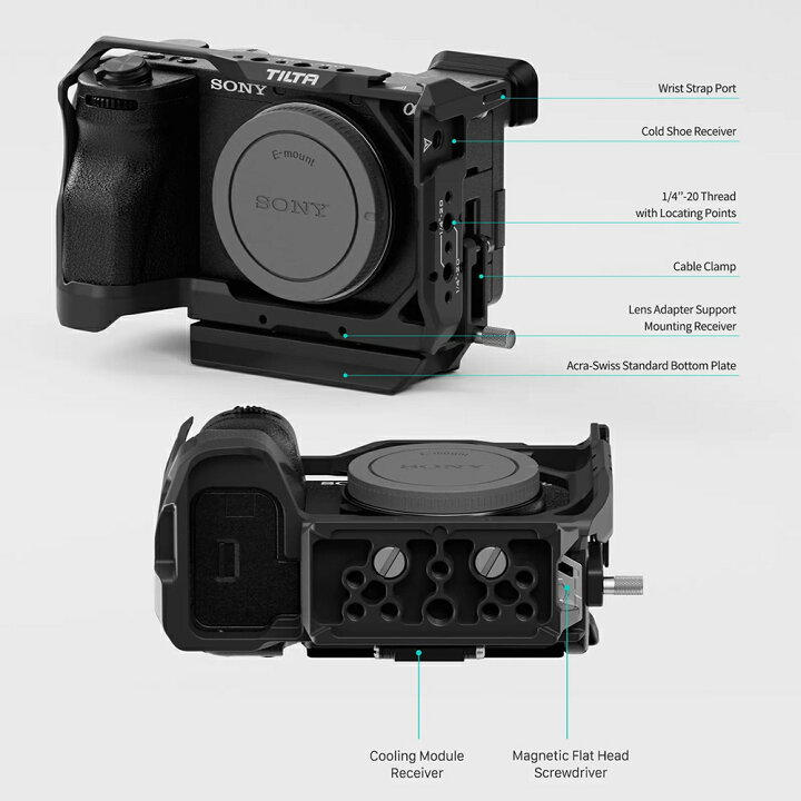 楽天市場】TILTA SONY a6700カメラ用 フルカメラケージ Lightweight 