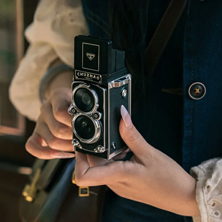 楽天市場】CHUZHAO Retro Digital TLR Camera レトロ外観設計 二眼レフ 