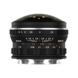 AstrHori 6mm F2.8 �~�����჌���Y �t���T�C�Y 220°��p �y�ʉ� �}�j���A���t�H�[�J�X Sony E Canon RF Nikon Z L�}�E���g�Ή�