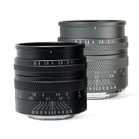 AstrHori 50mm F2.0 単焦点レンズ フルサイズ 大口径 マニュアルフォーカス ソニーE 富士フイルムX キャノンEF-M キャノンRF ニコンZ シグマ/パナソニック/ライカ Lマウント対応 (ブラック・グレー)