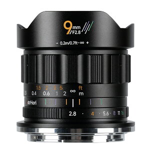 AstrHori 9mm F2.8 APS-C ���L�p�����Y �}�j���A���t�H�[�J�X 111.4°��p 0.2m�ŒZ�B�e���� ���g���ȊO�ϐ݌v �\�j�[ E �x�m�t�C���� X �L���m�� RF �j�R�� Z M43�}�E���g�Ή� �P�œ_�����Y