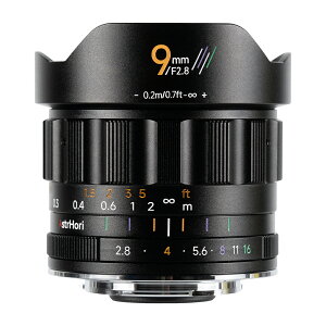 AstrHori 9mm F2.8 APS-C ���L�p�����Y �}�j���A���t�H�[�J�X 111.4°��p 0.2m�ŒZ�B�e���� ���g���ȊO�ϐ݌v �\�j�[ E �x�m�t�C���� X �L���m�� RF �j�R�� Z M43�}�E���g�Ή� �P�œ_�����Y
