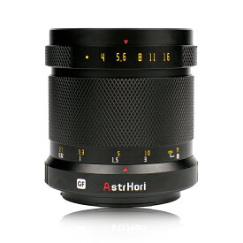 AstrHori 75mm F4 富士フィルムGFX中判カメラ用 単焦点レンズ F2.8隠れ絞り値 マニュアルフォーカス 富士フィルムGマウント対応 Fujifilm GFX50SII/GFX100/GFX100IR Ver/GFX50S/GFX50R/GFX100Sカメラに適用