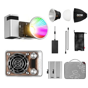 ZHIYUN MOLUS X60 RGB PRO COB ^rfICg 60W 2700K-6500KFx F CRI95+ TLCI98+ RpNg y Av\ d@ PD}[dΉ BeCg Obvobe[t (X60 PRO / X60