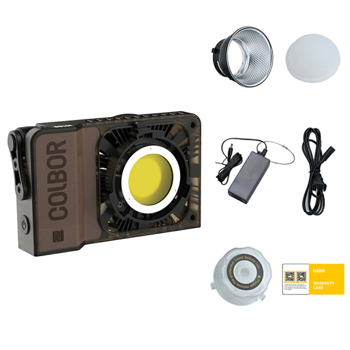 楽天市場】COLBOR W100 W100R W60 W60R COB LEDビデオライト 100W 60W 