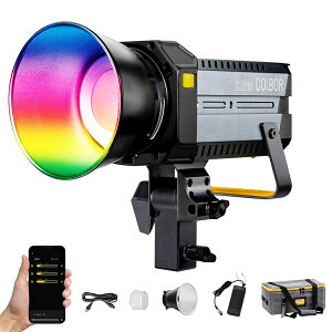 COLBOR CL220 CL220R 200W COB LEDrfICg 2700-6500KFx CRI96+ TLCI97+ APP\ 10ޏƖ d É RpNg yʉ Bowens}EgΉ BeCg tN^[ obOt (CL22