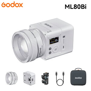 Godox ML80Bi 80W LEDBeCg 2800K-6500KFx CRI96 TLCI96 11ނFXGtFNg Av\ W[݌v obe[t Godox}Eg ^Cg