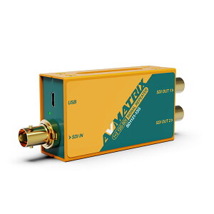 AVMATRIX SD1121-12G ���N���b�N����12G-SDI �M�����z�� 1x12G-SDI���� 2x12G-SDI�o�� DVB-ASI�M���T�|�[�gSignal Repeate (SD1121-12G)