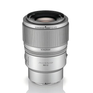 SongRaw AF 50mm F1.2 MS �t���T�C�Y �P�œ_�����Y ����a �I�[�g�t�H�[�J�X SONY E Nikon Z�}�E���g�Ή� �W���œ_�����Y ��i�A�|�[�g���[�g�B�e�ȂǂɓK�p �i�`�^�j�E���O���[�j