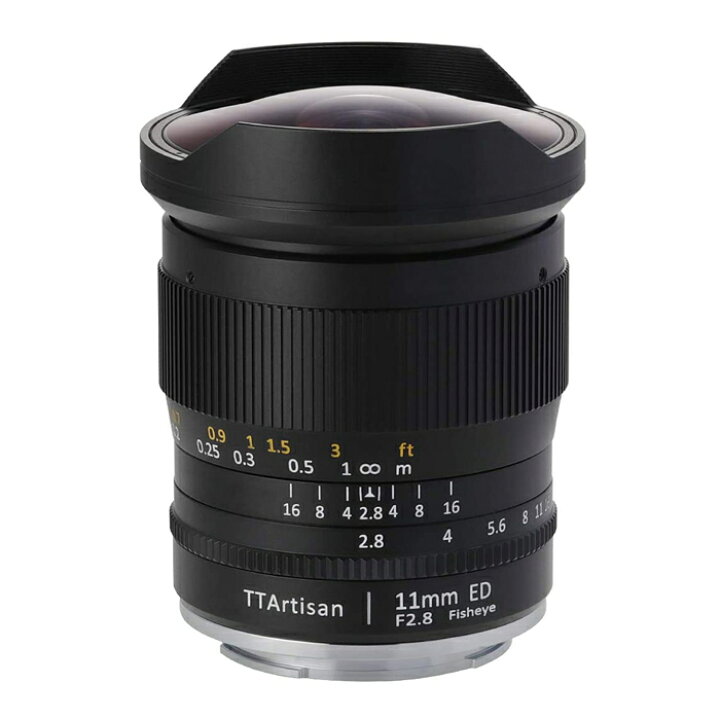 楽天市場】【正規品】 TTArtisan 11mm f/2.8 魚眼カメラレンズ 単焦点 