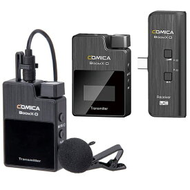 COMICA BoomX-D UC2 2.4Gワイヤレス録音マイク Andriod対応 Type-C用 デジタル1-Trigger-2ワイヤレスマイク SLRカメラ ラベリアマイク 低レイテンシ 音声モニタリング 内部/MICサポート 高性能 インタビュー、Youtuber、Vlogger用（UC2=TX+TX+UC RX）