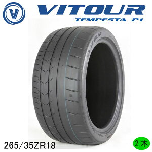 �ySALE!!�zVITOUR TIRE 2�{set TEMPESTA P1 P-01R 265/35ZR18 ���B�c�A�[�^�C��