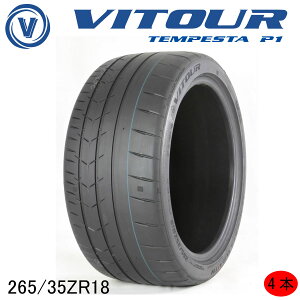 �ySALE!!�zVITOUR TIRE 4�{set TEMPESTA P1 P-01R 265/35ZR18 ���B�c�A�[�^�C��