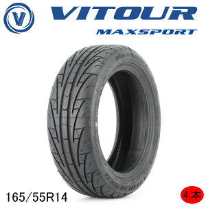 VITOUR TIRE 4�{set MAXSPORT 165/55R14 ���B�c�A�[�^�C��