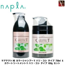 【3,980円〜送料無料】【あす楽13時まで】ナプラ ケアテクトHB カラーシャンプーV ハリ・コシ タイプ 750ml ＆ カラートリートメントV ハリ・コシ タイプ 650g セット《ナプラ シャンプー トリートメント 美容室専売 サロン専売品 ノンシリコン shampoo treatment set》