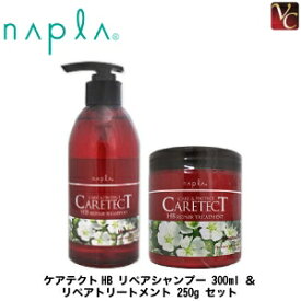 【最大300円クーポン】【3,980円〜送料無料】【当日発13時まで】ナプラ ケアテクトHB リペアシャンプー 300ml ＆ リペアトリートメント 250g セット《ナプラ シャンプー トリートメント 美容室専売 サロン専売品 ノンシリコン shampoo treatment set》