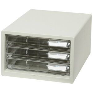 プラス レターケース A4縦 浅型3段 LC-103A 16-084 ホワイト