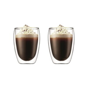 bodum �p���B�[�i �_�u���E�H�[���O���X 0.36L 2pcs �s�f���}�[�N �k�� �I�V���� �M�t�g �R�b�v�t