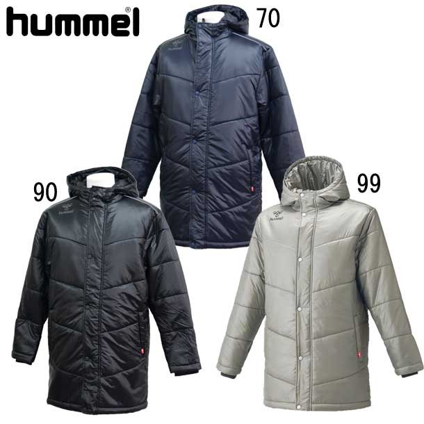 ベンチコート 日本産 中綿ハーフコート hummel ヒュンメル コート HAW8080 ウェア お歳暮 63