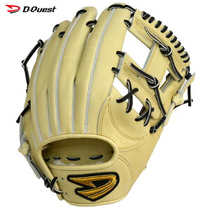 ディークエスト D-Quest 硬式用グラブ 遊撃手用 グラブ袋付き 野球 硬式 グラブ グローブ 22SS (QHB-161)