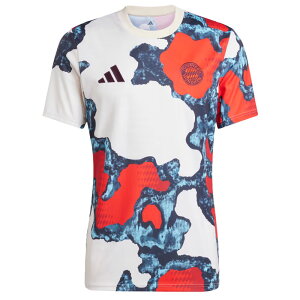 アディダス adidas FCバイエルン ミュンヘン プレマッチ ジャージー サッカー ウェア レプリカ 25SS(KWF68-JE6776)